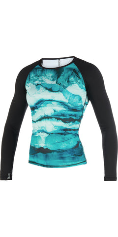 Mystic Dazzled L/S Rashvest wmn mint