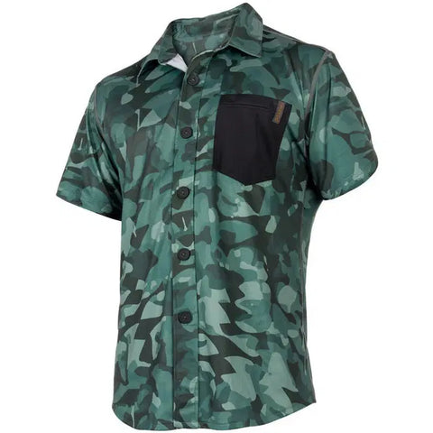 Mystic Shred Blouse Quickdry S/S men green allover